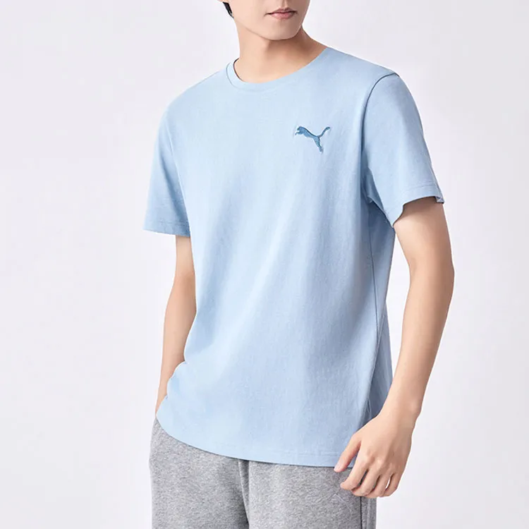 PUMA Regular T-Shirt Unisex Gray Blue-2