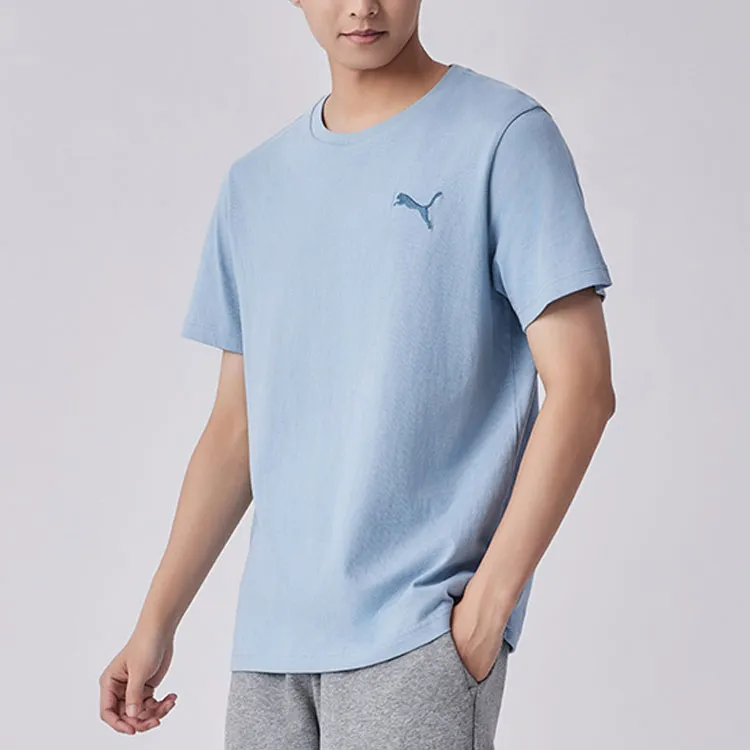 PUMA Regular T-Shirt Unisex Gray Blue-3