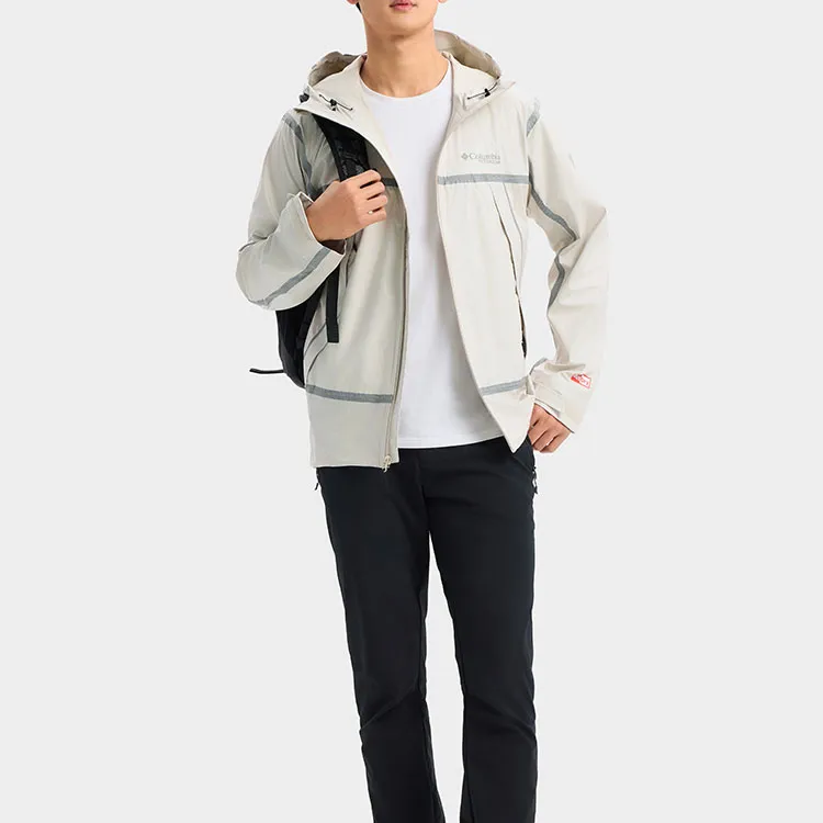 Columbia TITANIUM Windbreaker Jacket Unisex Ecru-1