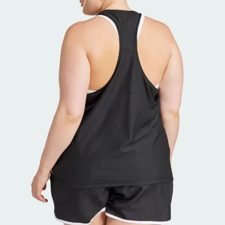 Adidas Free Shipping With AdiClub Own The Run Tank Top Plus Size-2