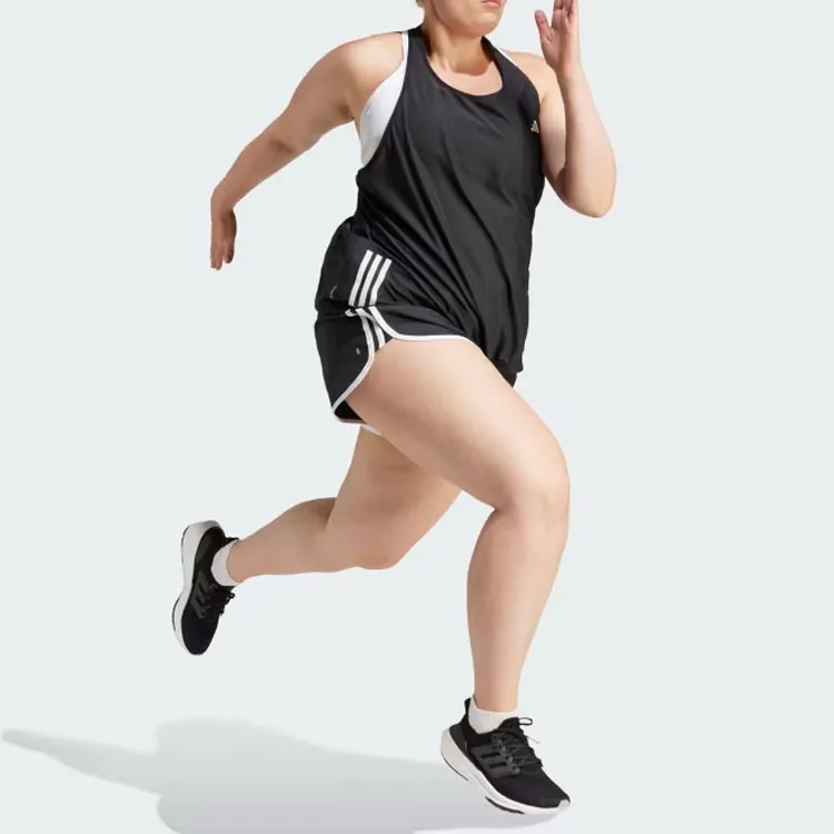 Adidas Free Shipping With AdiClub Own The Run Tank Top Plus Size-3