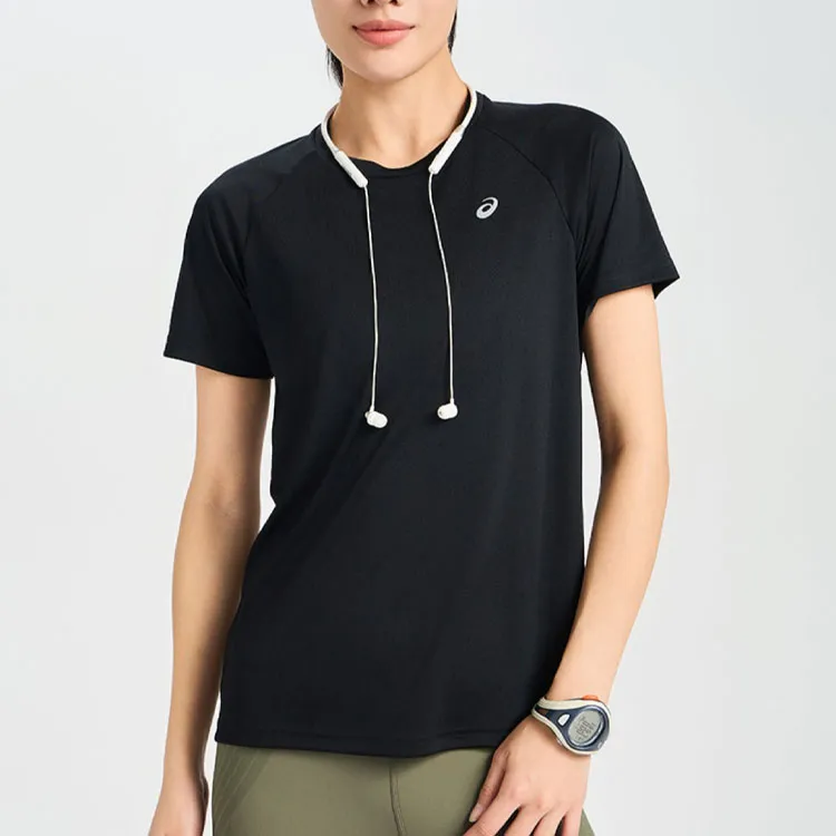 Asics T Shirts Women's Black-2