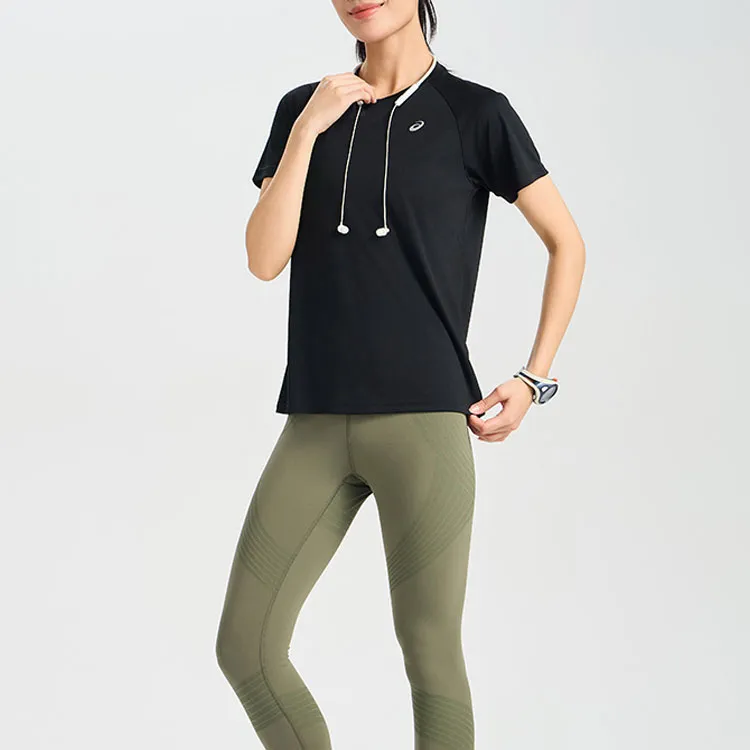 Asics T Shirts Women's Black-4