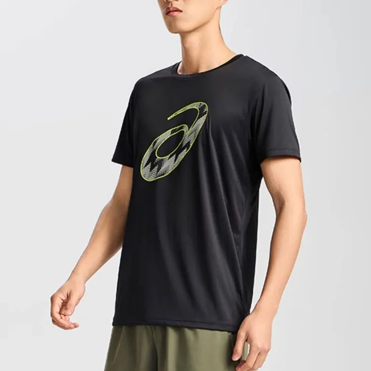 Asics T Shirts Men Black-4