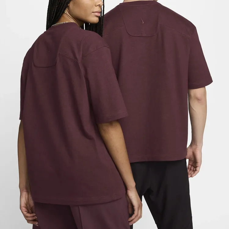 Nike T-Shirts Unisex Burgundy-2