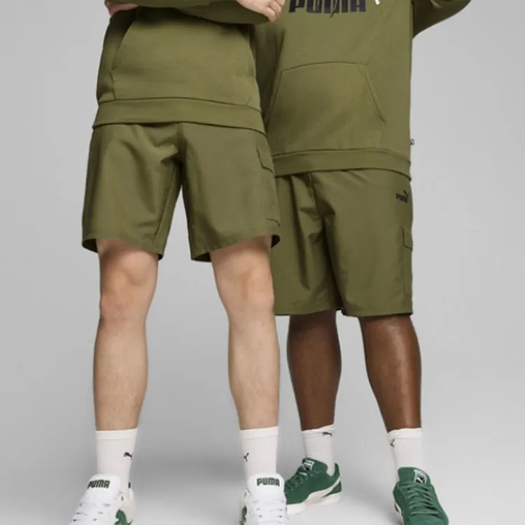 PUMA Cargo Shorts Men's Olive Green-2