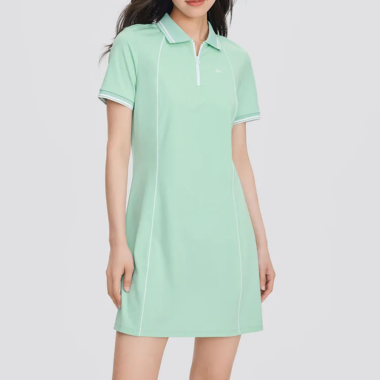 Skechers Short Sleeved Dress Women's Lichen Green-2