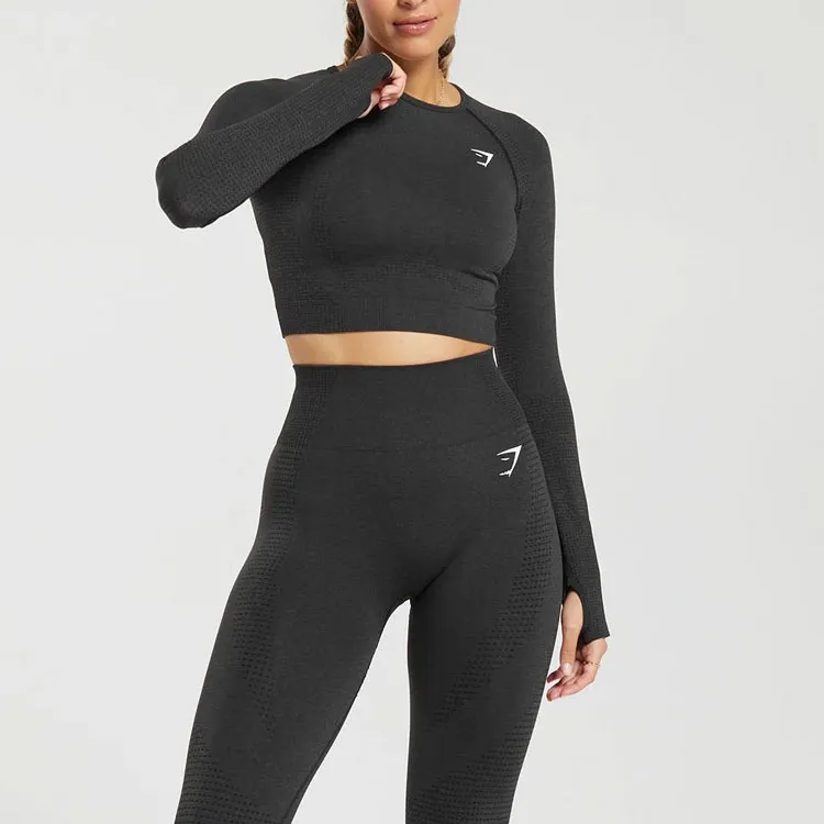 GYMSHARK T-Shirt Women's Black Mud Gray Stone-3