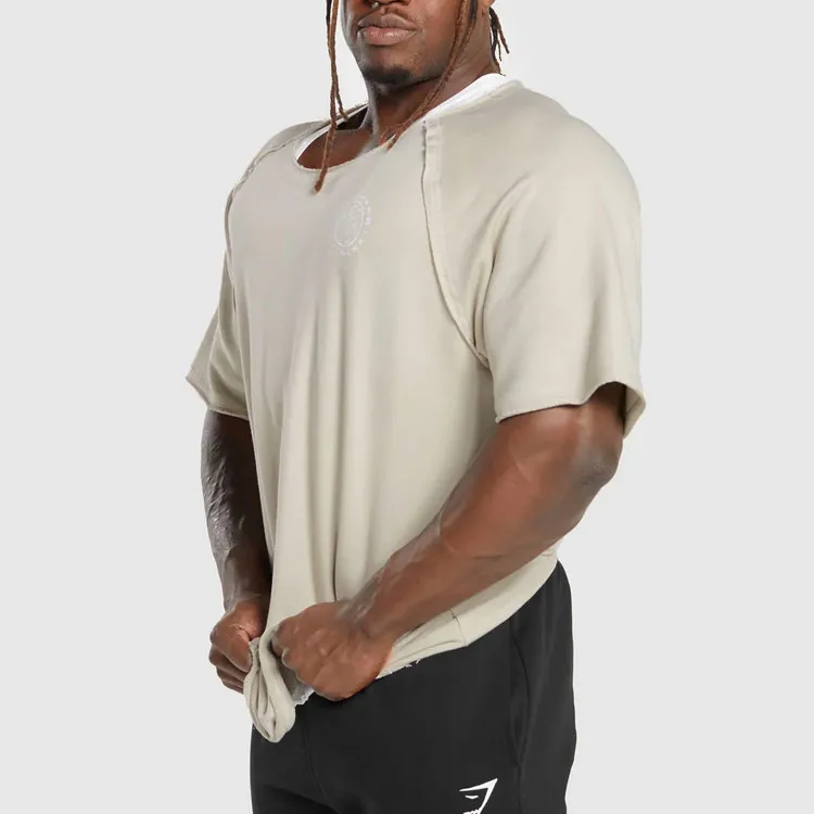 GYMSHARK T Shirt Men's Pebble Gray-3