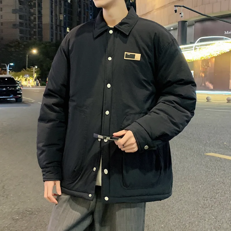 Tonlion Puffer Jacket Men's Black-1