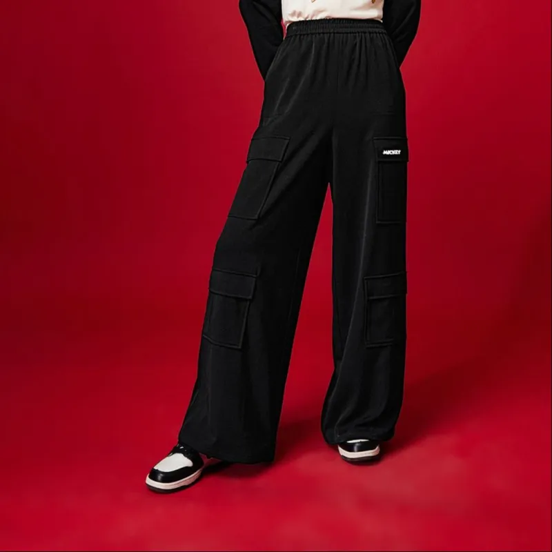 Disney X VERO MODA Cargo Pants Women's S59 Black-2
