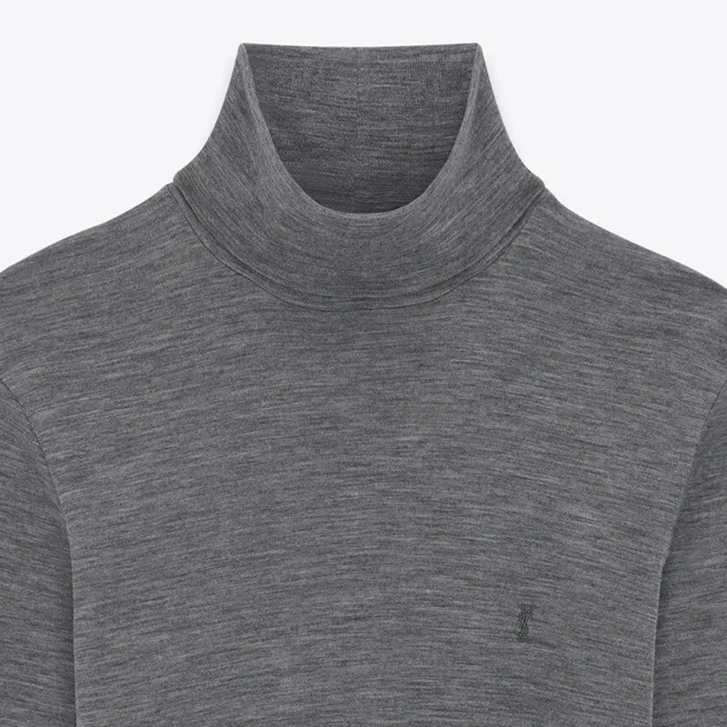 SAINT LAURENT Turtleneck Long Sleeved Jumper-2