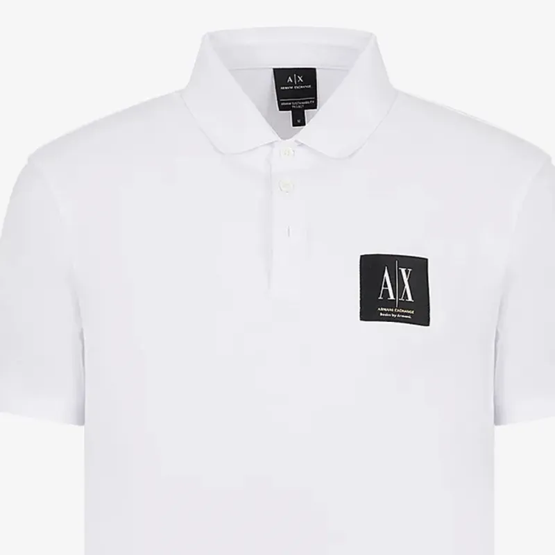 ARMANI EXCHANGEAE SS23 Polo Shirt Men's White-5