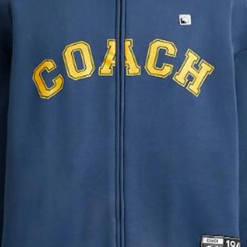 COACH Jackets Men Blue-5