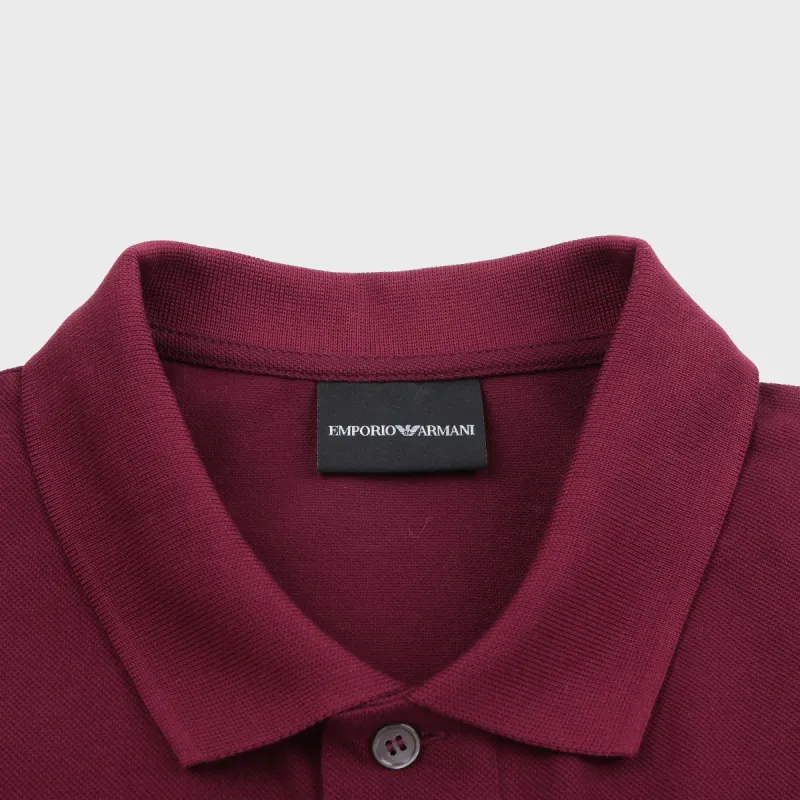 EMPORIO ARMANI EA Polo Shirts Men Burgundy-3