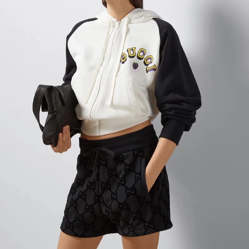GUCCI Jersey Hooded Sweatshirt-4