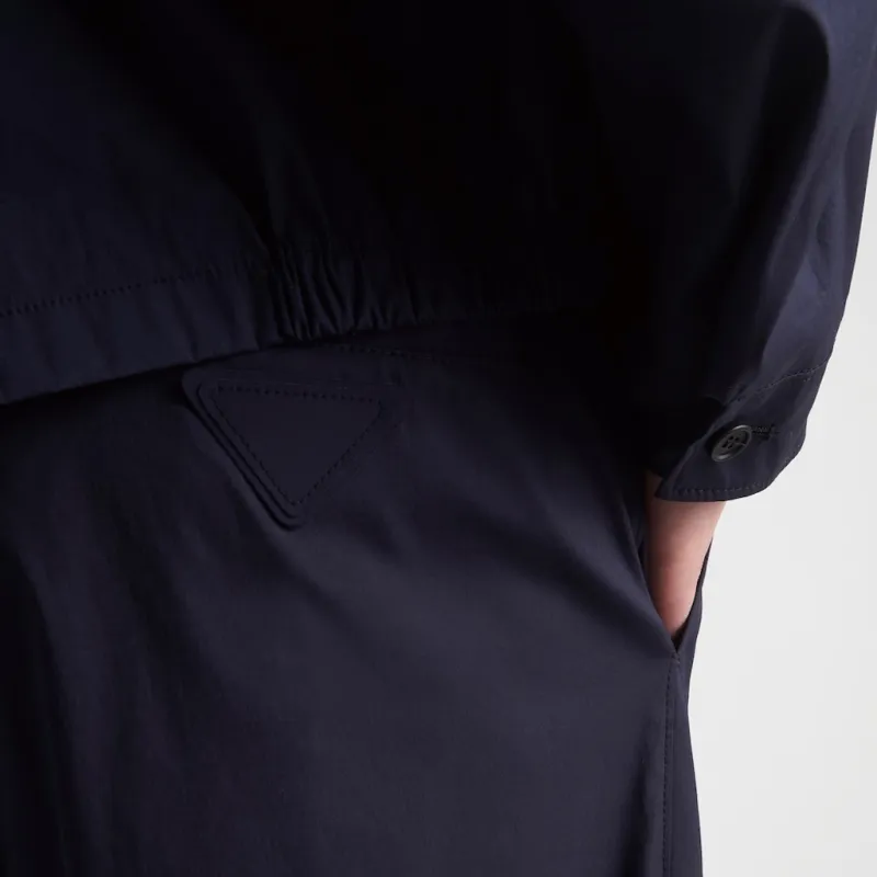 PRADA Mid rise Tapered Trousers-4