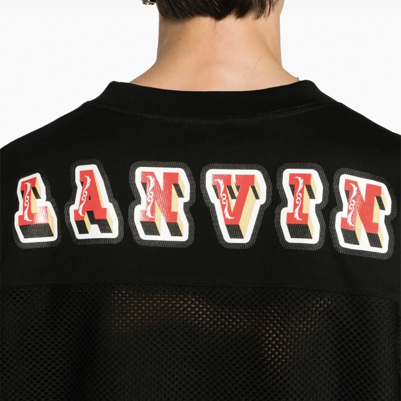 Lanvin Printed Baseball Tee-4