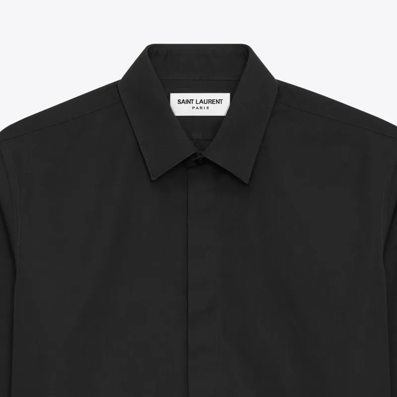 SAINT LAURENT Slim Fit Long Sleeved Shirt-2