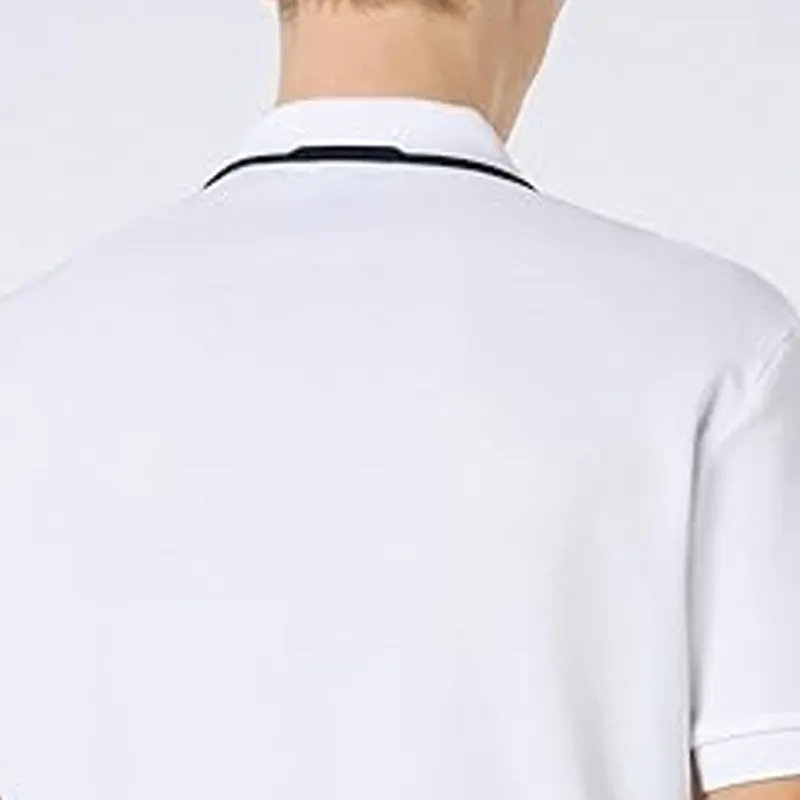 HUGO BOSS Logo print Cotton Polo Shirt-6