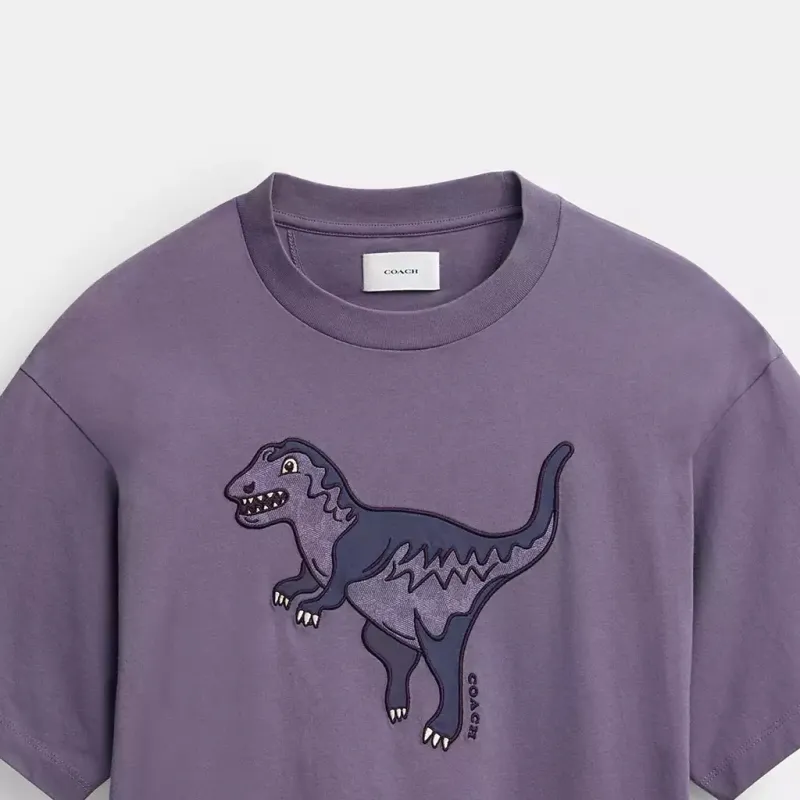 COACH SS24 T Shirt Men's Purple-4