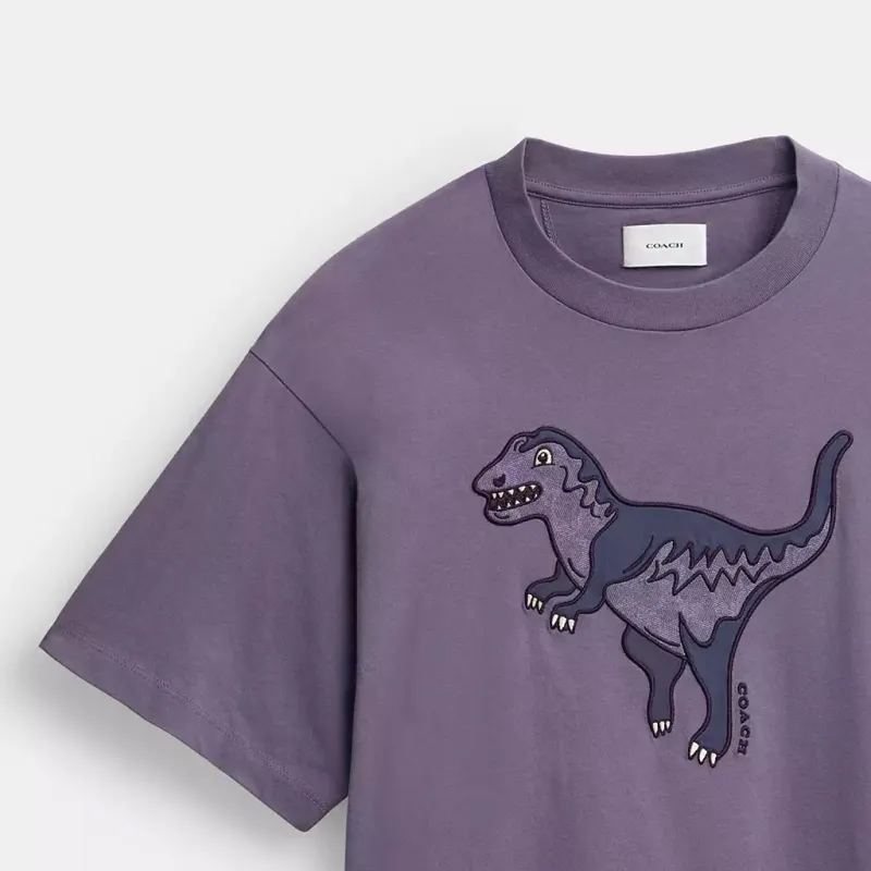 COACH SS24 T Shirt Men's Purple-5