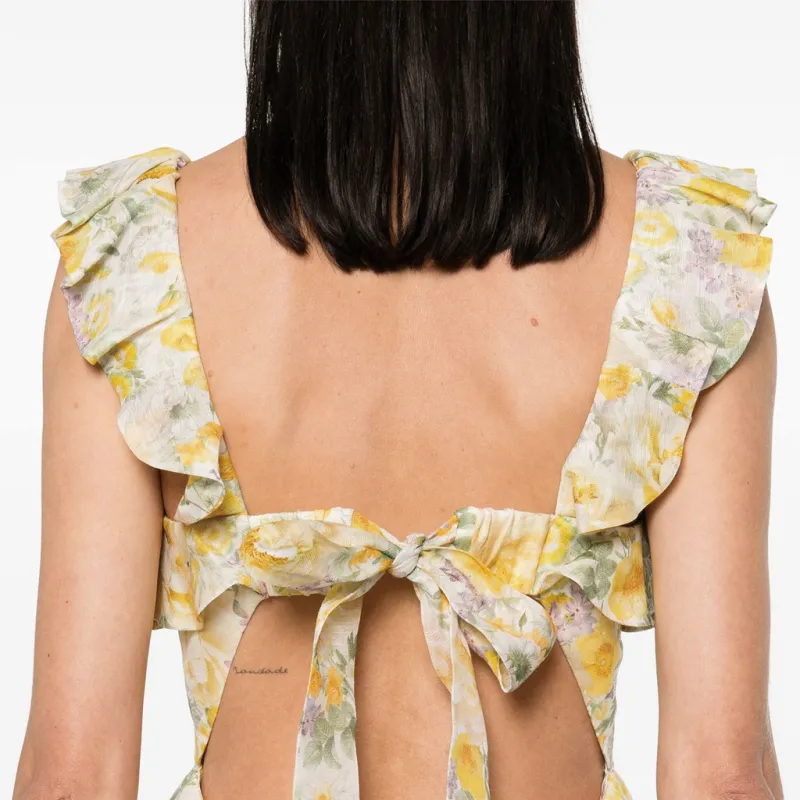 Zimmermann Harmony Ruffled Mini Dress-4