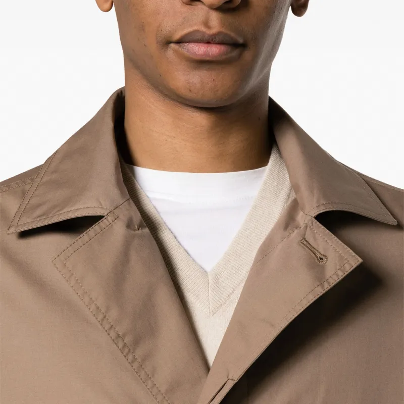 Brunello Cucinelli Single breasted Lightweight Maxi Coat-4