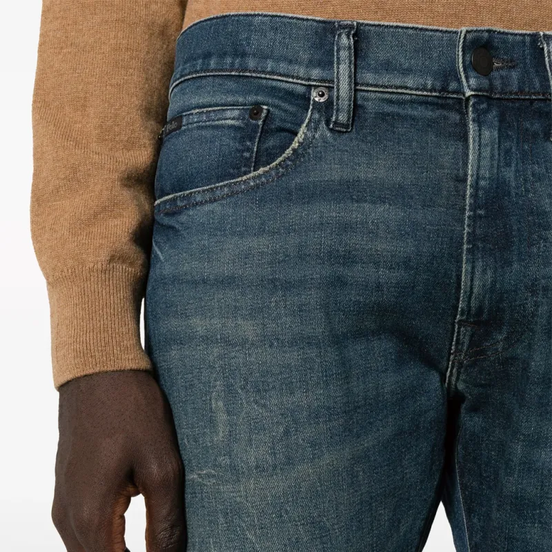 Polo Ralph Lauren Logo Patch Slim Fit Jeans-4