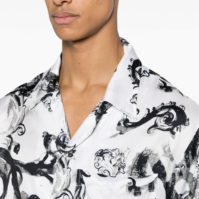 VERSACE JEANS COUTURE Barocco print Short sleeve Shirt-4