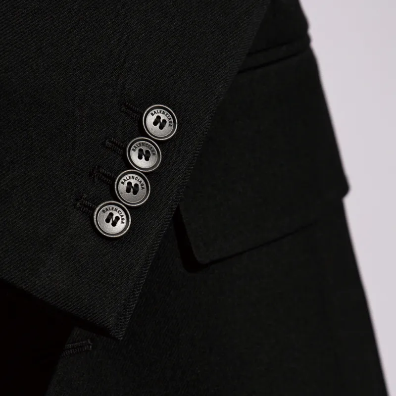 Balenciaga Single Breasted Mid Length Coat-4