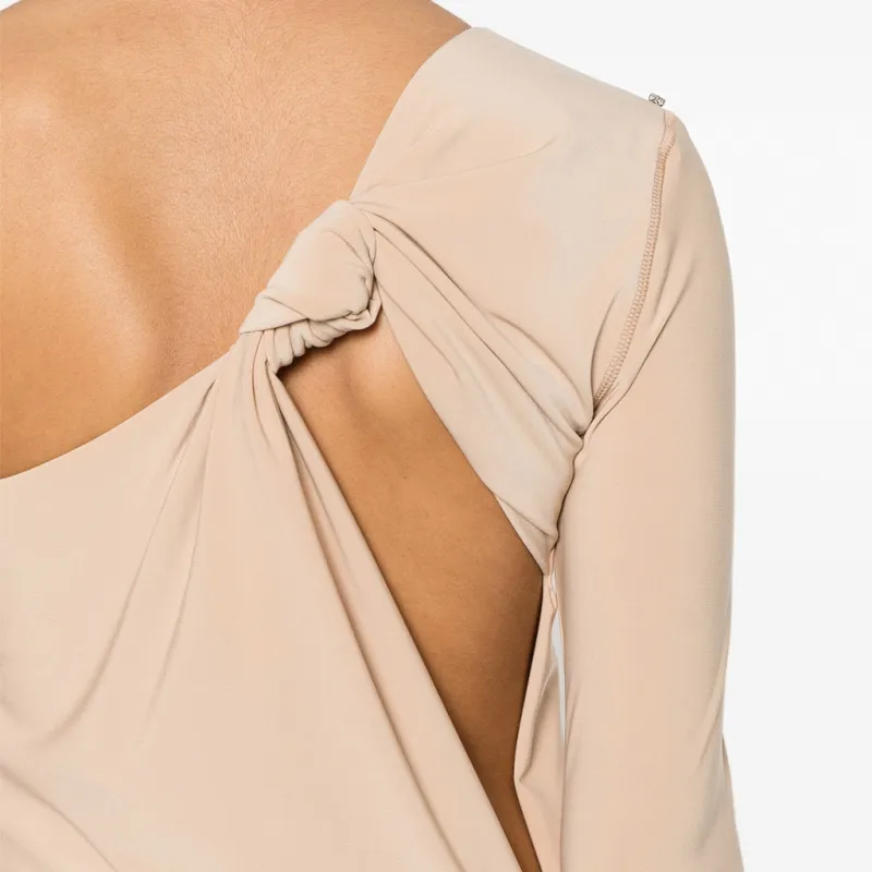 SportMax Asymmetrical One Shoulder Dress-4