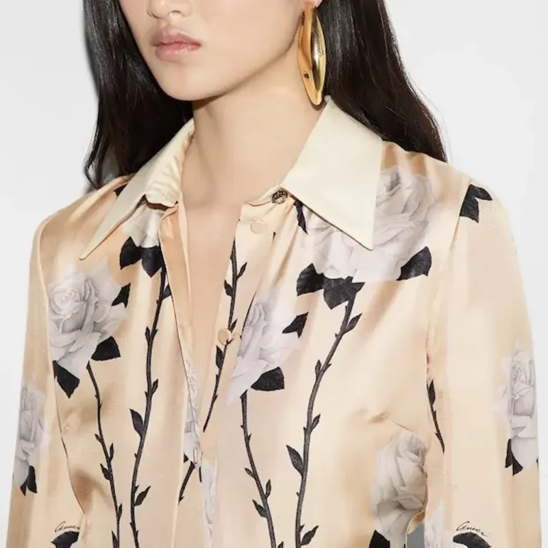 GUCCI SS24 Long-Sleeved Dresses Women's Multicolor-3