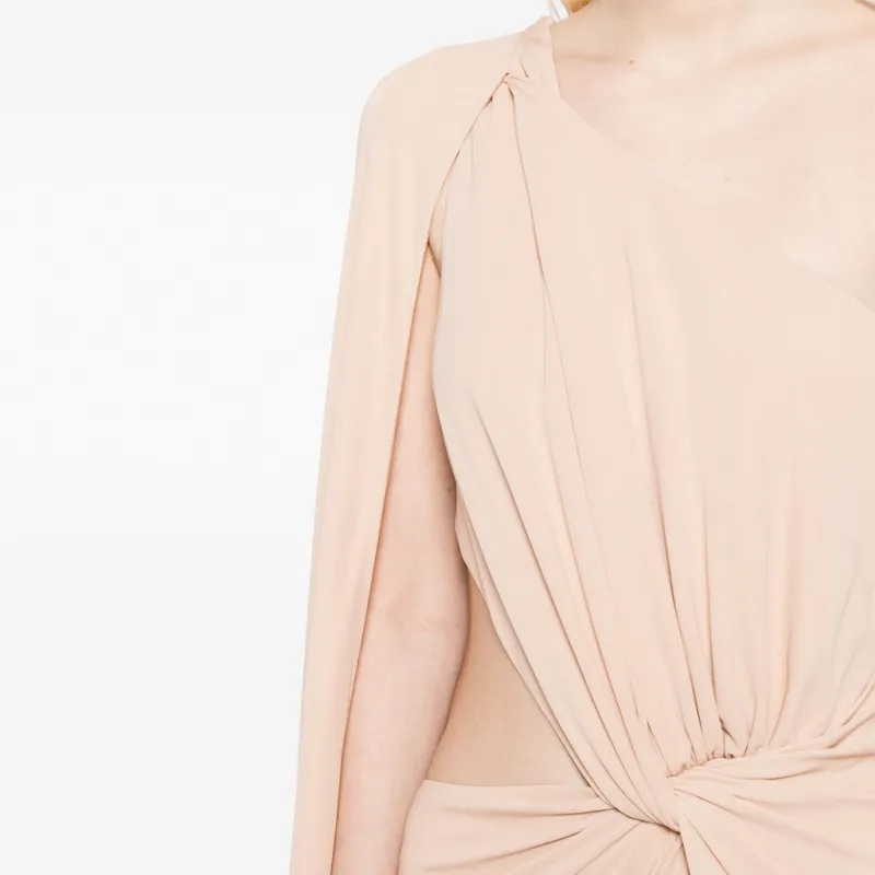 ELIE SAAB One shoulder Jersey Gown-4