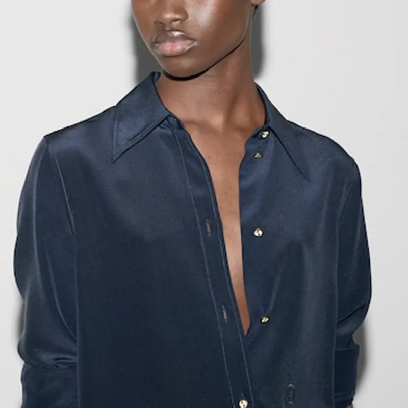 GUCCI Interlocking G-embroidered Silk Shirt-5