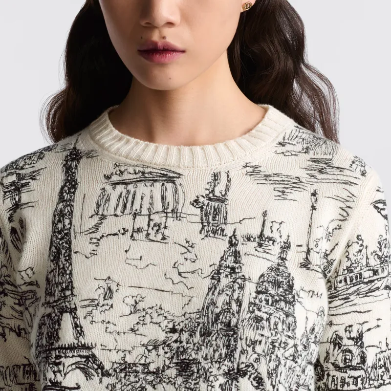 DIOR SS24 Cashmere Sweater Women's Multicolor-4