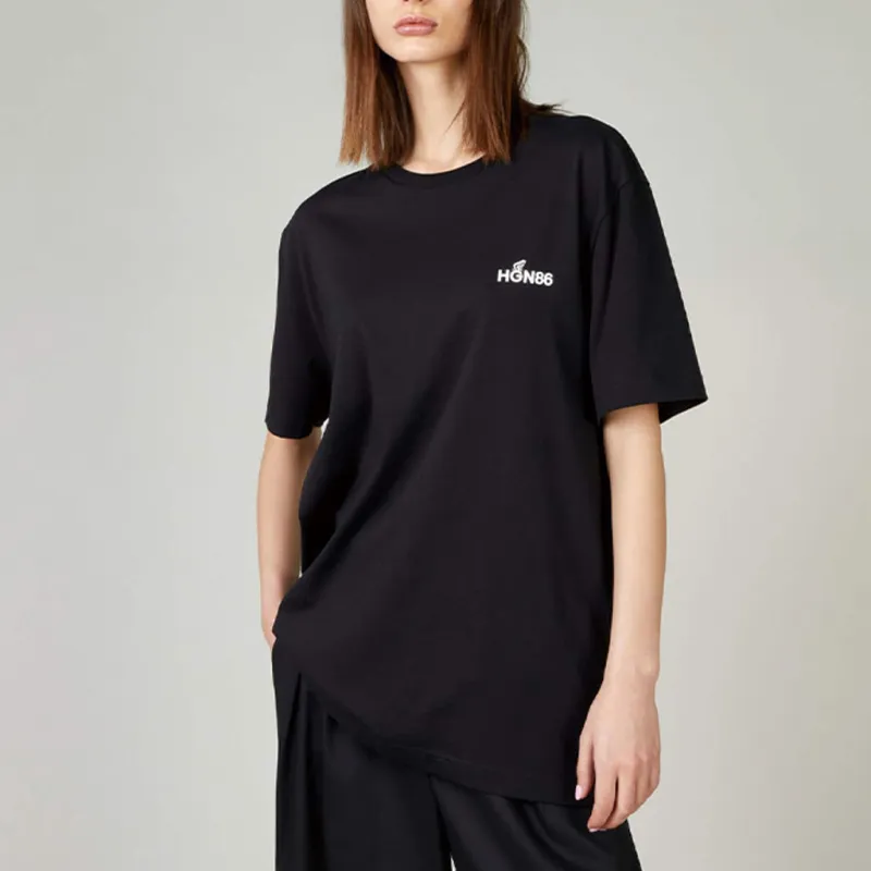 HOGAN T-Shirts Unisex Black-3