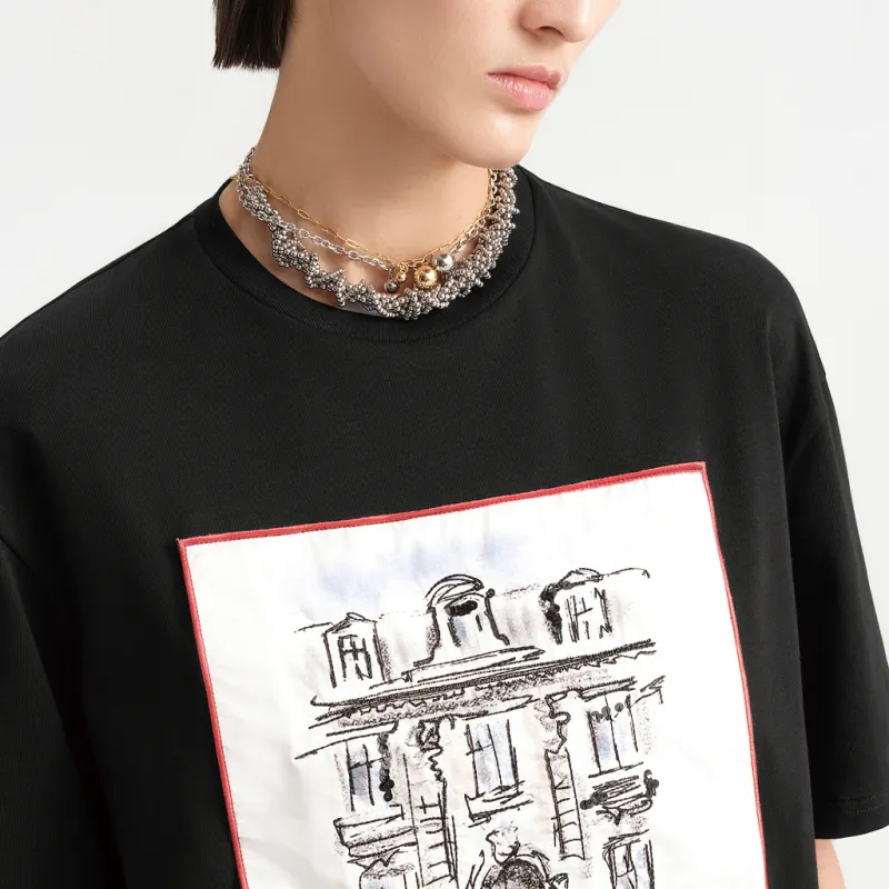 KARL LAGERFELD T Shirt Women's Black-5