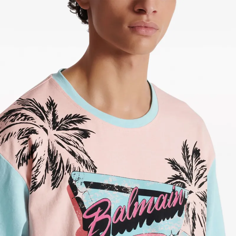 BALMAIN T-Shirt Men's Multicolor-5