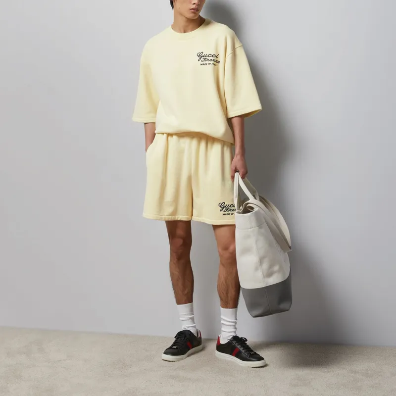GUCCI T Shirts Men Yellow-2
