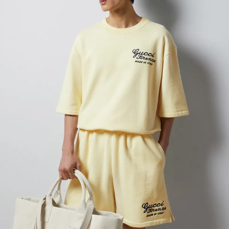 GUCCI T Shirts Men Yellow-1