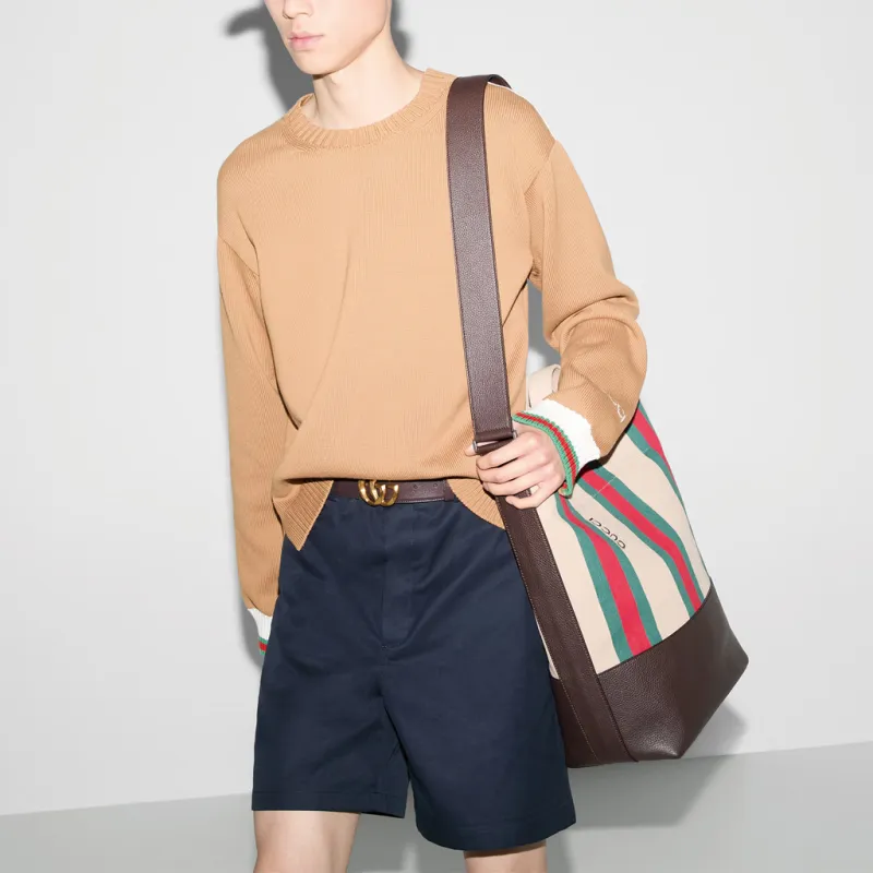 GUCCI Sweatshirts Men Beige-3