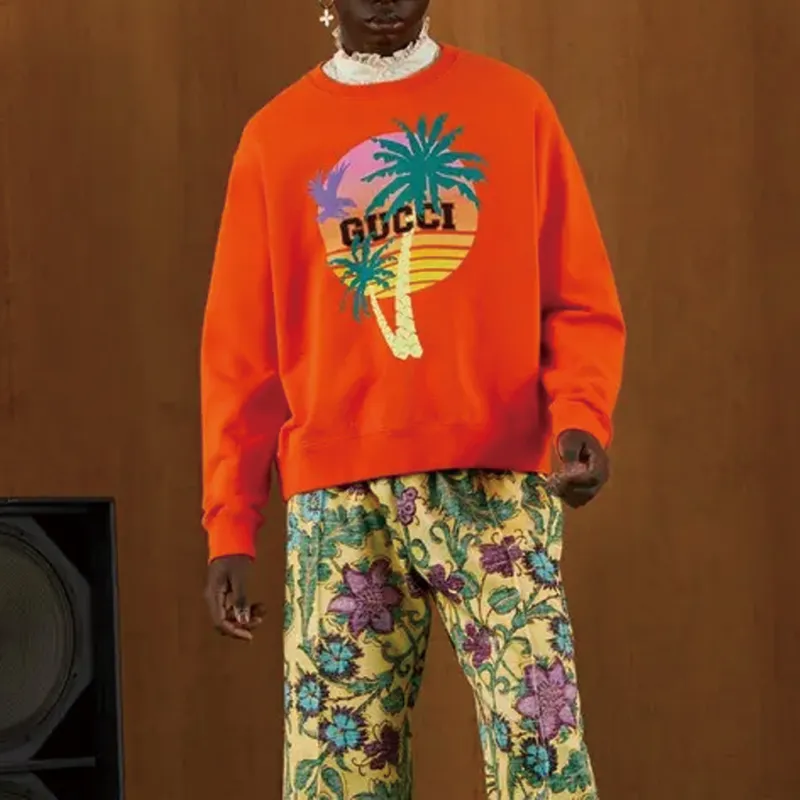 GUCCI Love Parade Printed Cotton Sweatshirt-3