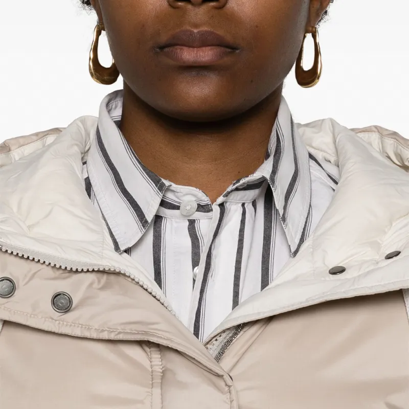 Brunello Cucinelli Monili detail Padded Gilet-4