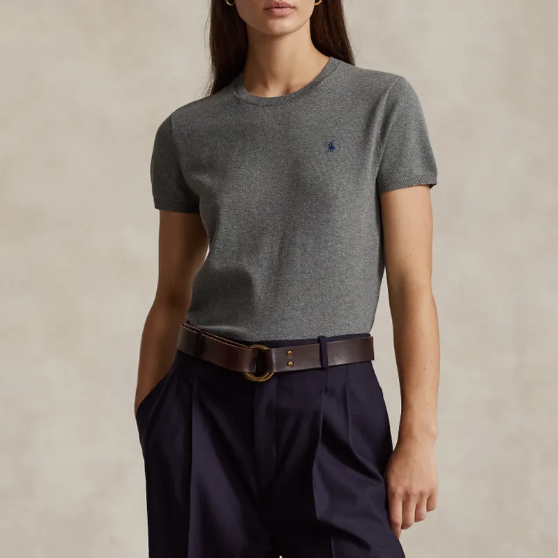 Polo Ralph Lauren SS23 T Shirt Women's Gray-2