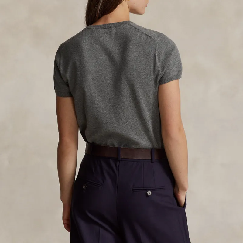 Polo Ralph Lauren SS23 T Shirt Women's Gray-3