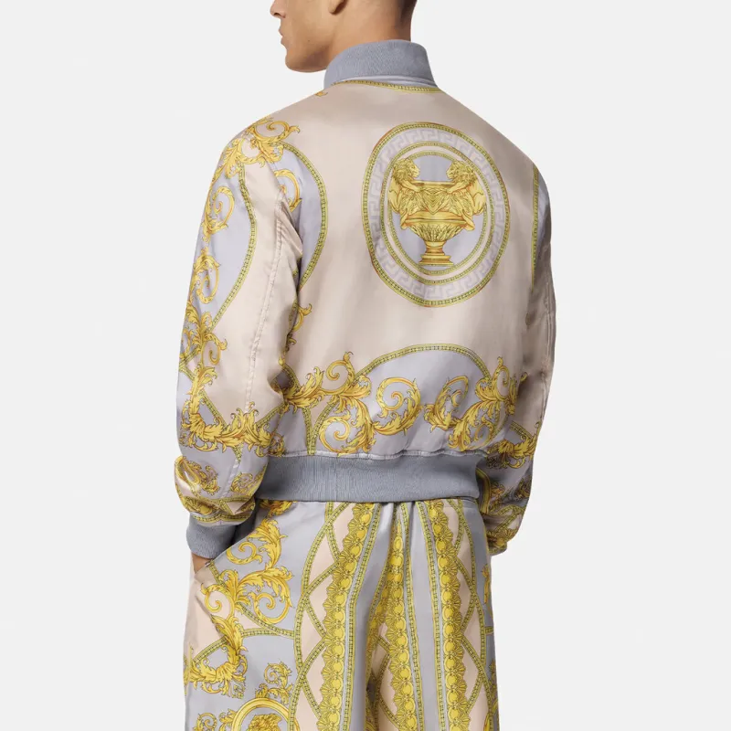 VERSACE La Coupe Des Dieux Zipped Bomber Jacket-3