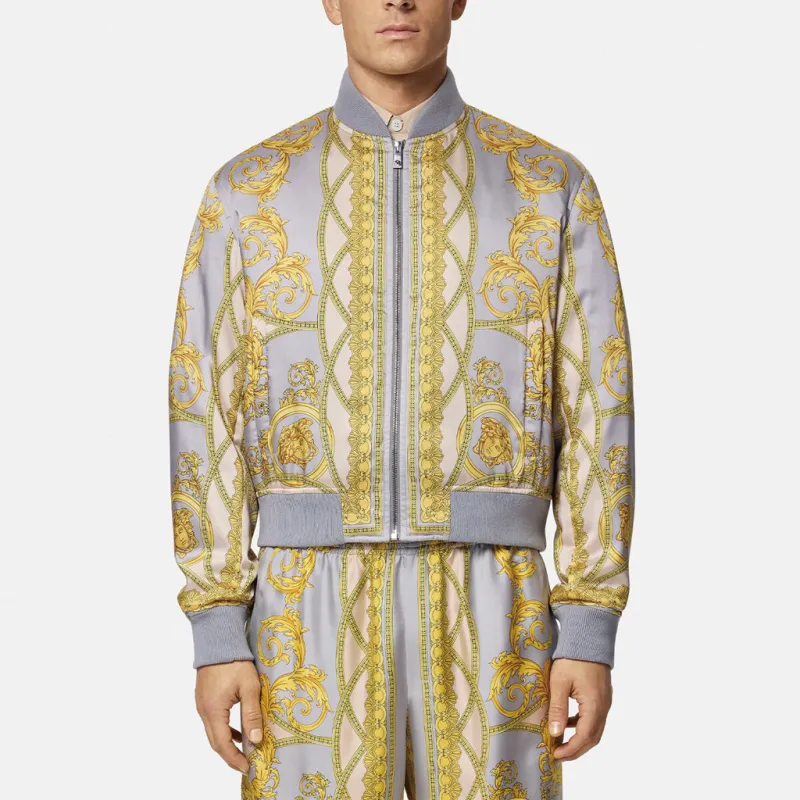 VERSACE La Coupe Des Dieux Zipped Bomber Jacket-2