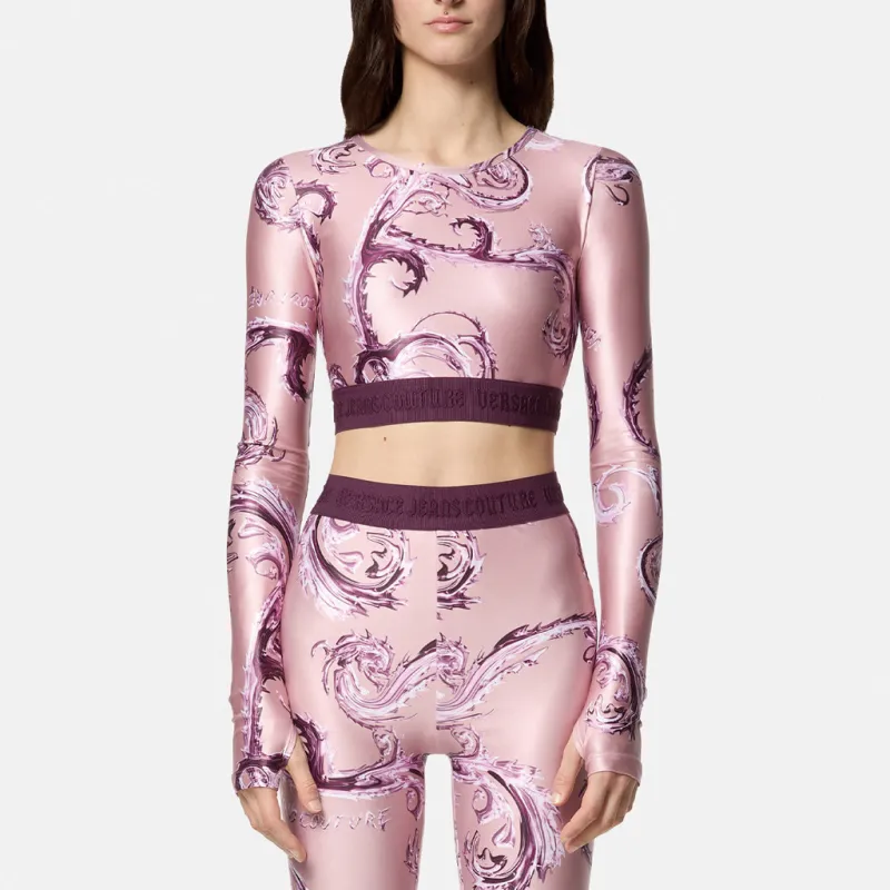VERSACE JEANS COUTURE Watercolor Couture print Track Shorts-2