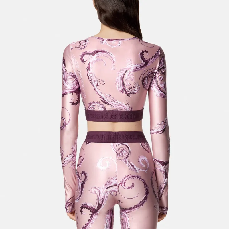VERSACE JEANS COUTURE Watercolor Couture print Track Shorts-3